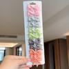10Pcs/set Solid BB Hair Clips For Cute Girls Ribbon Bowknots Boutique Barrettes Hairpins Headwear Kids Hair Accessories Gifts