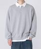 UNDEROFF Collar Contrast Rugby Sweatshirt Grey