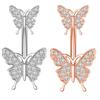 Sunflower Zircon Navel Ring Butterfly Heart Belly Button Ring Vintage Body Piercing Jewelry  Girl