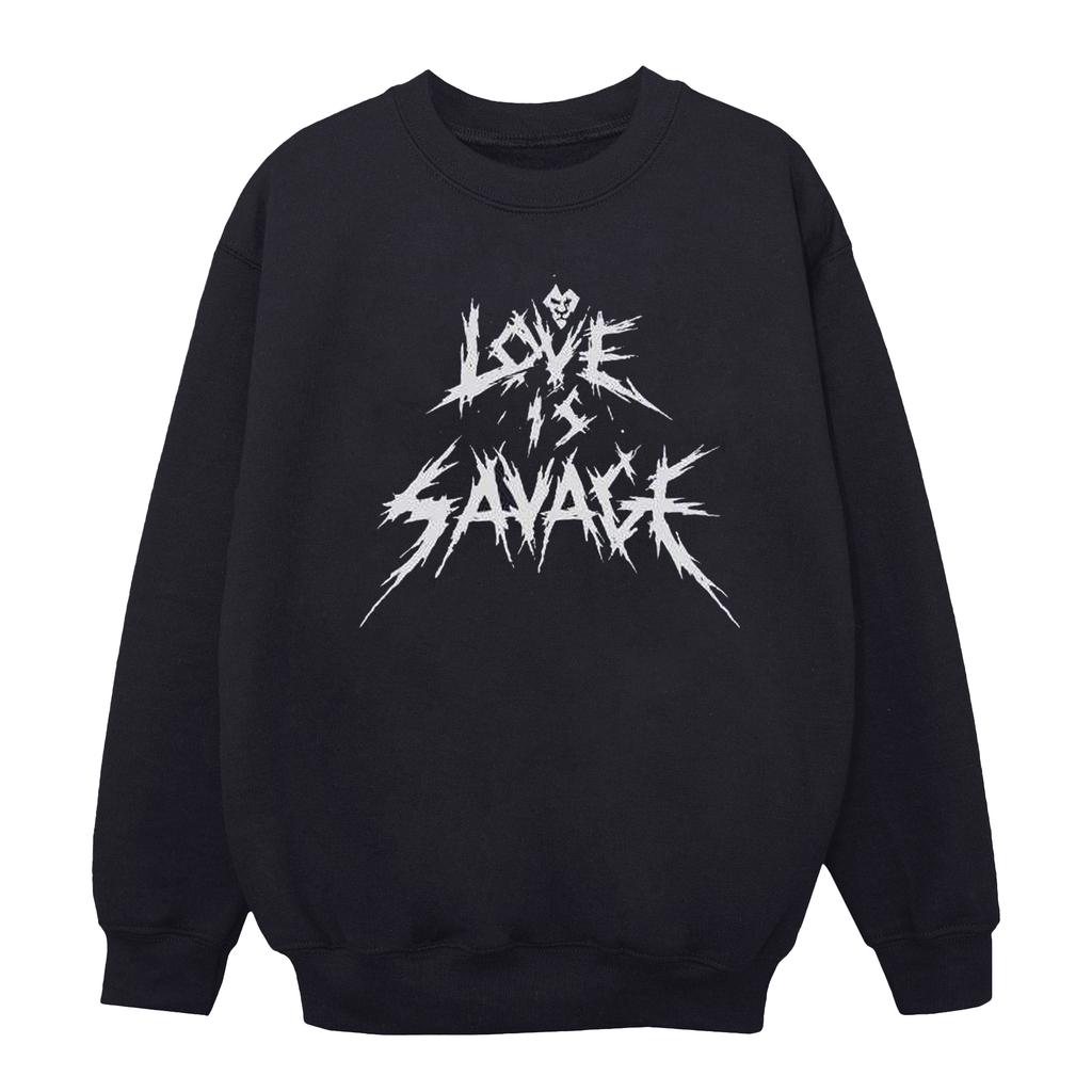 Disney Womens/Ladies Villains Love Is Savage Sweatshirt