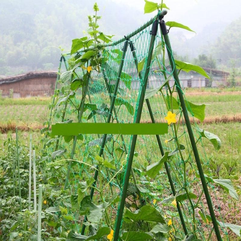 27-Strand Climbing Net for Plants: Ideal for Melons, Fruits, Morning Glories, and Climbing Flowers. Includes Supporting Rope.
