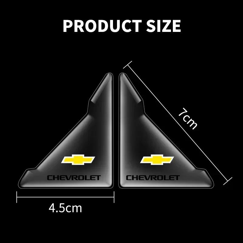 2pcs Car Door Anti-collision Anti-Scratch Cover Protector Transparent Sticker For Chevrolet Cruze Captiva Trax Malibu Sail YG1