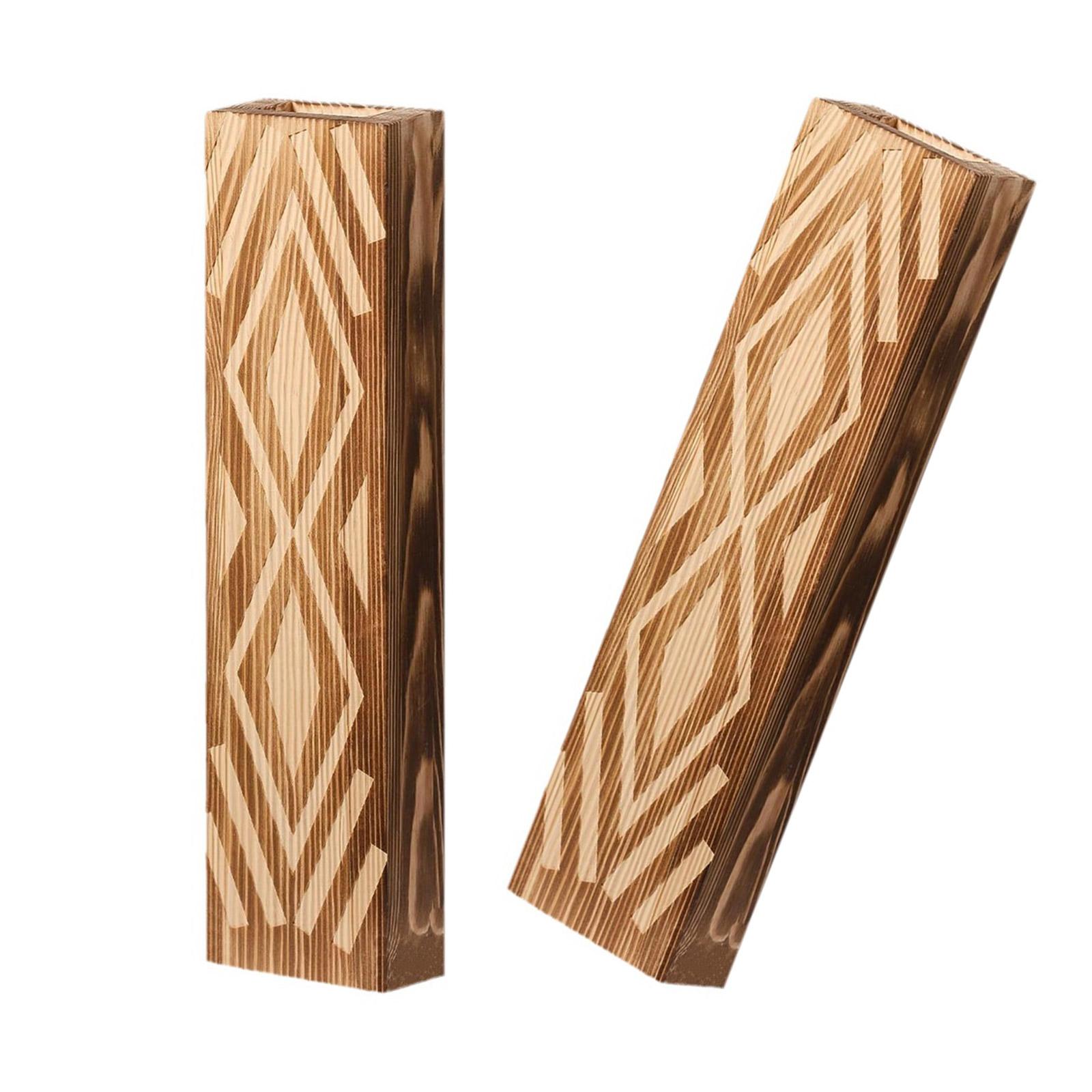 

Handmade Bohemia Wall Decoration Flower Holder Friendly Decorative Dried Flower Simulation Plant Wood Vases
