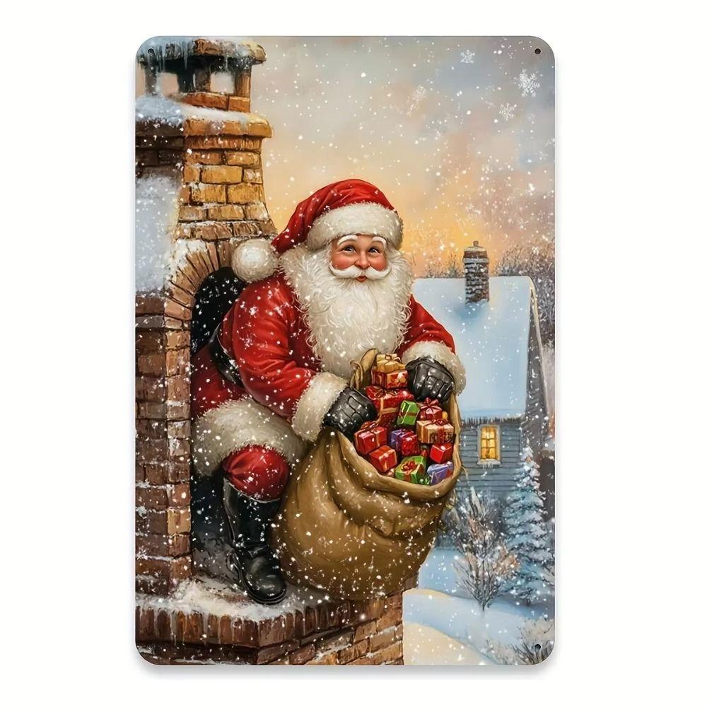 Metal Wall Art Painting 20x30cm Tin Sign Retro Decorative Plaque