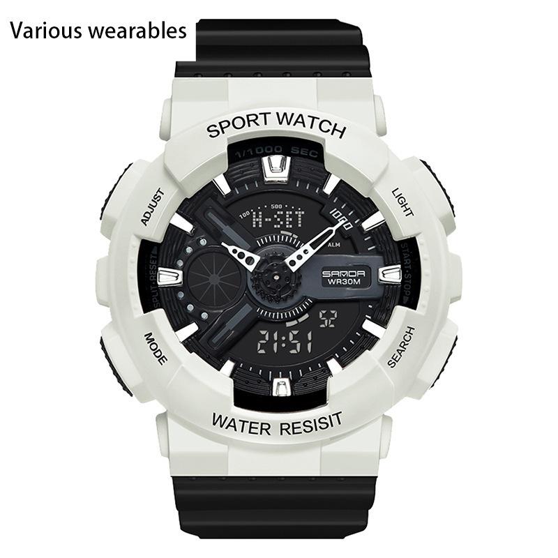 Neue Mode Trendy Jugend männer und frauen Uhren Outdoor Wasserdicht Leuchtende Multifunktions Elektronische Uhr