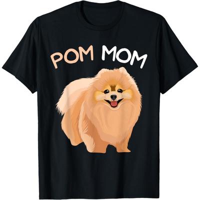 Pomeranian Pom Mom Pomeranian Mama Woman T-Shirt