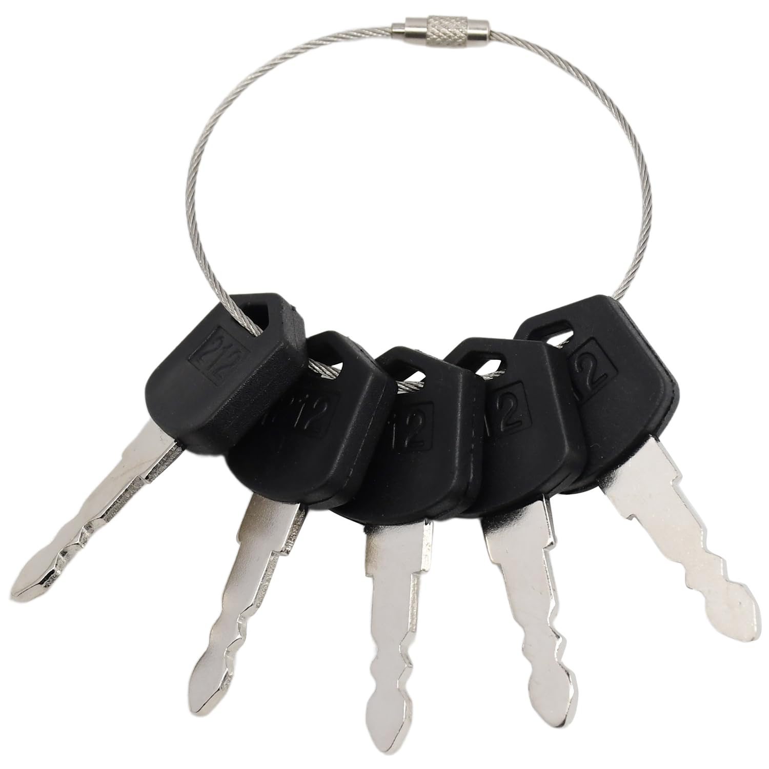

5 PCS Forklift Ignition Keys 212 for Doosan Daewoo Forklift G35 D35 G25 D25 D554212