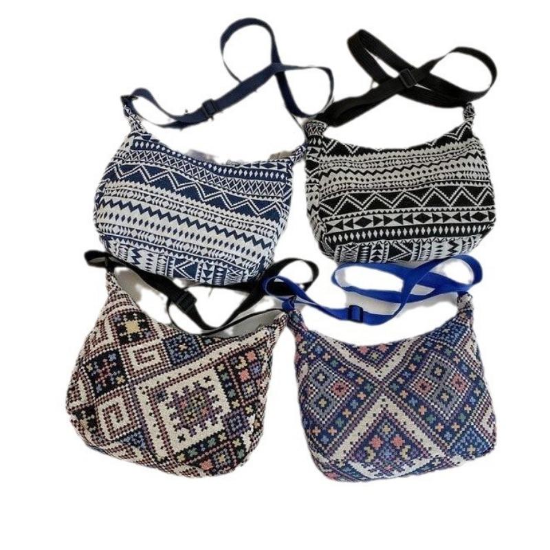 Canvas Large-capacity Dumpling Bag New Spring and Summer Niche Design Shoulder Messenger Bag