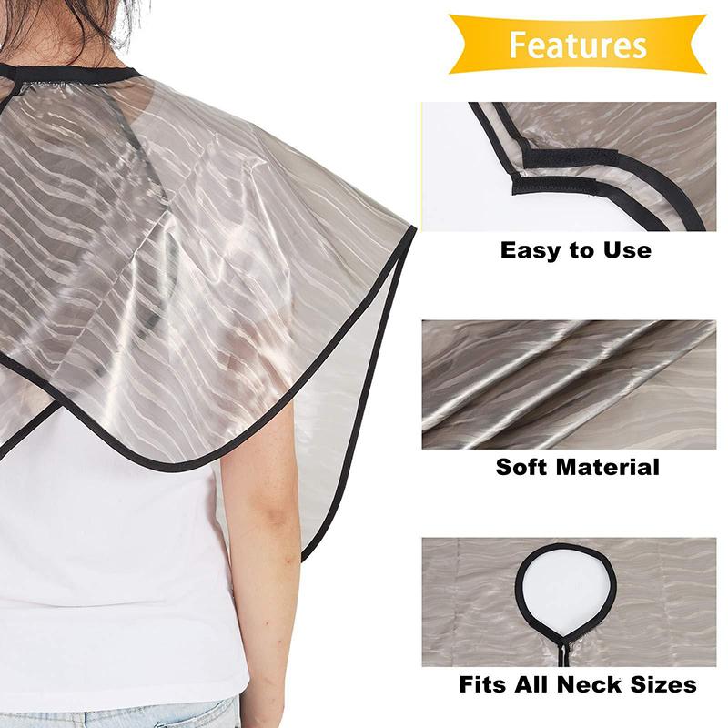 Capa de Cabeleireiro Impermeável para Coloração de Cabelo, Envoltórios para Coloração de Cabelo, Xale para Shampoo e Tintura de Cabelo, Pano para Corte de Cabelo, Capa de Barbeiro