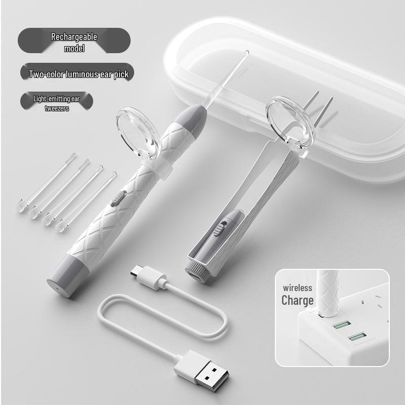 Illuminated Ear & Nose Cleaning Kit for Babies – Battery-Operated Earwax Remover Set