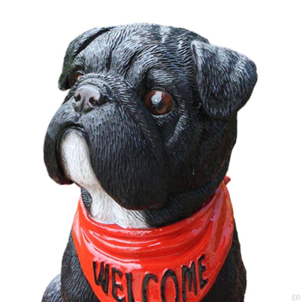 Animal Statue Dog Sculpture Desktop Figurines Collection Ornament for House Cabinets
