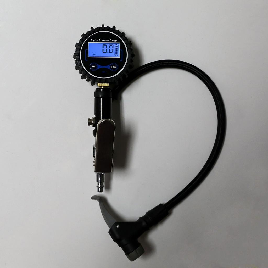Accurate Digital Tire Inflator with Pressure Gauge 200 PSI (0.5 Res) Heavy Duty