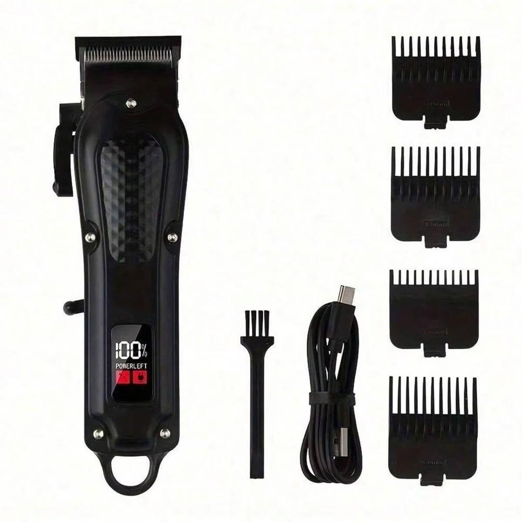 Professional USB Rechargeable Hair Clipper & Beard Trimmer, Cordless, Ideal Gift For Men