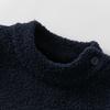 David Bella Kids' Half-High Collar Plush Pullover Sweater