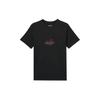 Camiseta de Manga Curta com Gola Redonda e Estampa de Alfabeto Masculina Tops Preto DM1441-010