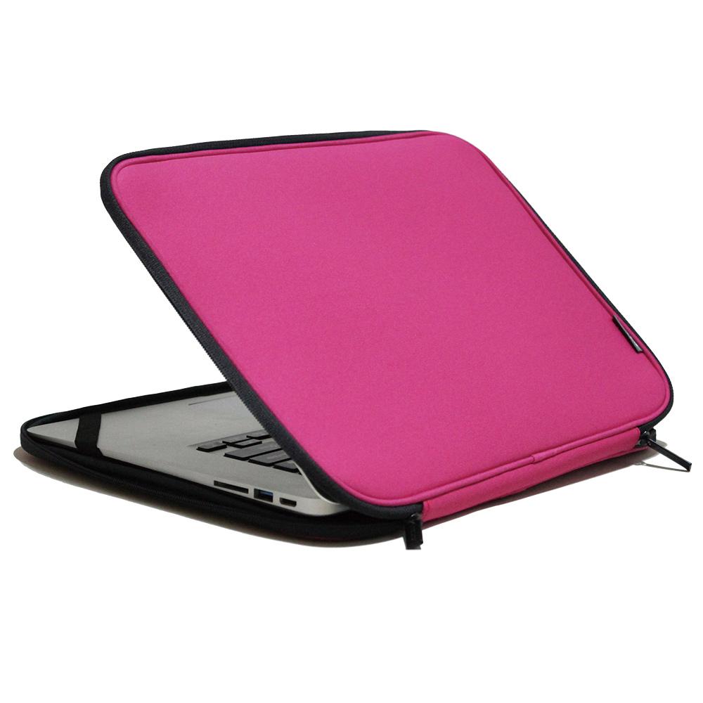 Inntzone Laptop Pouch Bag Transparent Fixing Band Two-Tone Case (B Type)