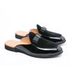 Fashion Summer Men Casual Half Drag Shoes Classic Antiskid Walking Loafers Luxury Handmade Designer Slippers High Quality Round Toe Shoe