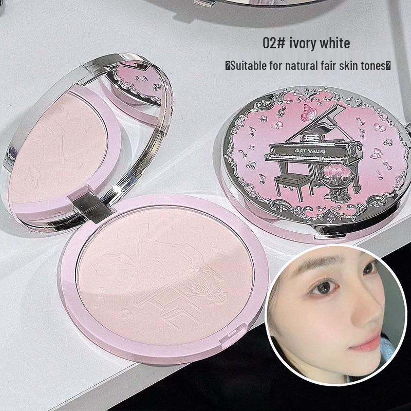 Art Value Qinyin Die Meng Soft Matte Translucent Loose Powder Cake for Creamy, Bare Skin Whitening