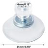 5/10Pcs Suction Cup Plastic Suction Pads 25/32/41/53 mm Clear PVC Sucker Pads Strong Adhesive Suction Holder with Screw Nut