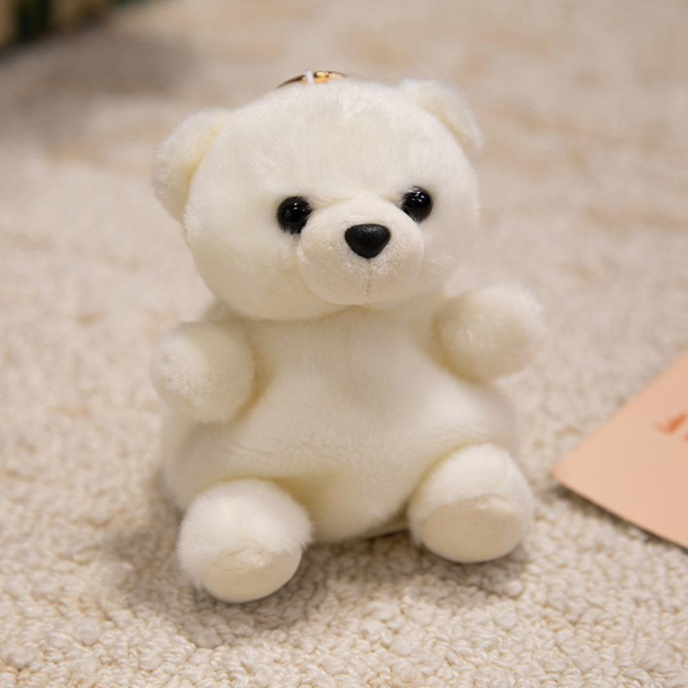 Stuffed Animals Mini Panda Doll Keychain Cute Pet Series Horse Plush Keyring  Kids Toy