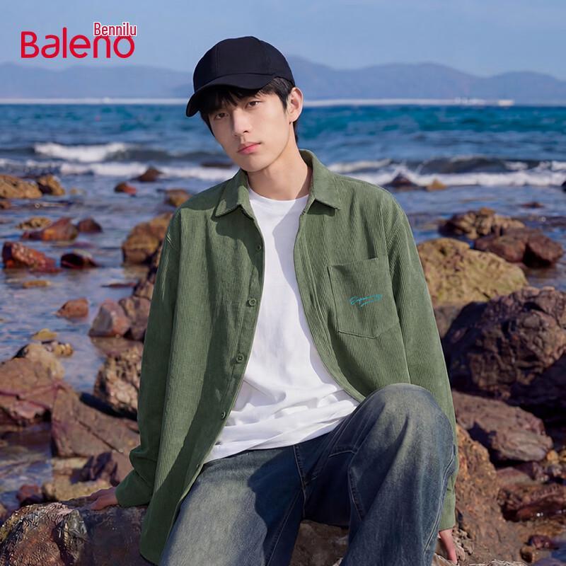 Baleno Men s Loose Fit Long Sleeve Casual Shirt XL