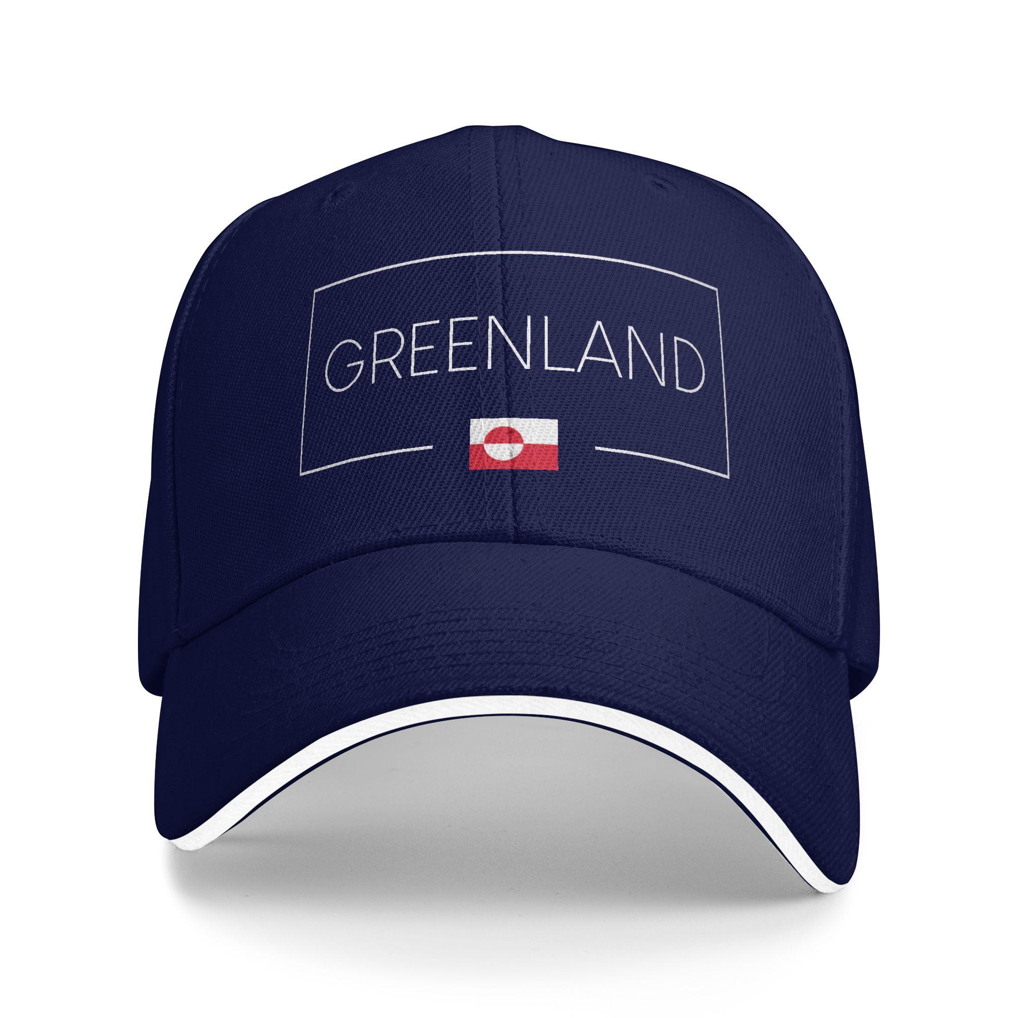 

Greenland Flag Baseball Cap Unisex Women Design Trucker Hat Summer Vintage Outdoor Gym Sun Visor Baseball Caps One Size