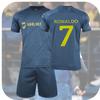 22-23 Saúdská Arábie Vítězný Tým Ronaldo Fotbalový Dres 7 Dětský Fotbalový Týmový Dres Tištěné Číslo