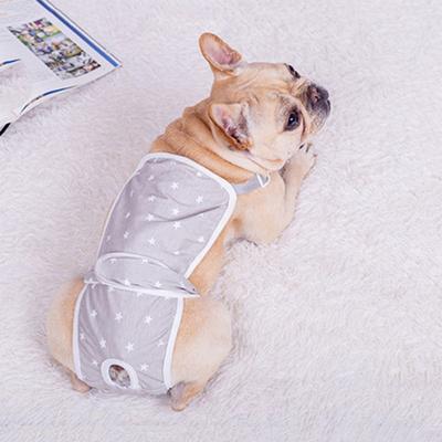 Star Pattern Dog Physiological Pant Adjustable Soft Dog Sanitary Pantie Breathable Cotton Dog Menstruation Pant