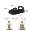 Stylish and simple versatile muffin thick-soled belt buckle sandals women's summer new small height-increasing Roman shoes