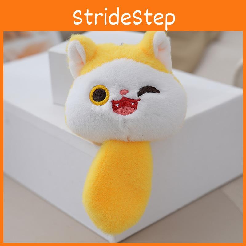 Adorable Plush Cat Keychain Soft Stuffed Animal Toy Cute Cartoon Bag Charm