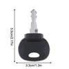 2Pcs 14607 Ignition Key Construction Machinery Keys For Excavator Heavy Equipment Ignition Start Switch Roller Accessories