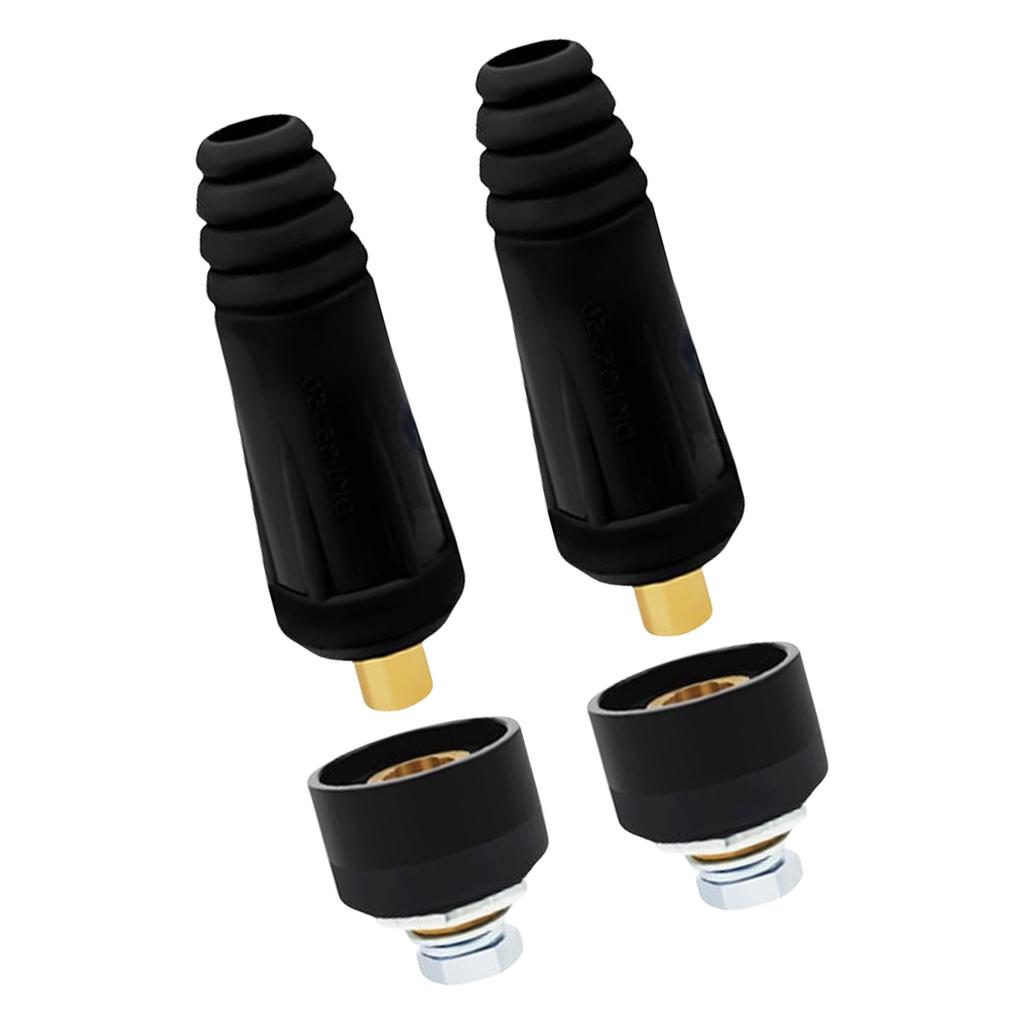 4pcs Quick Connect Plug Set Electrical Connector for Easy & Secure Electrical Connections In Various Voltage Environment