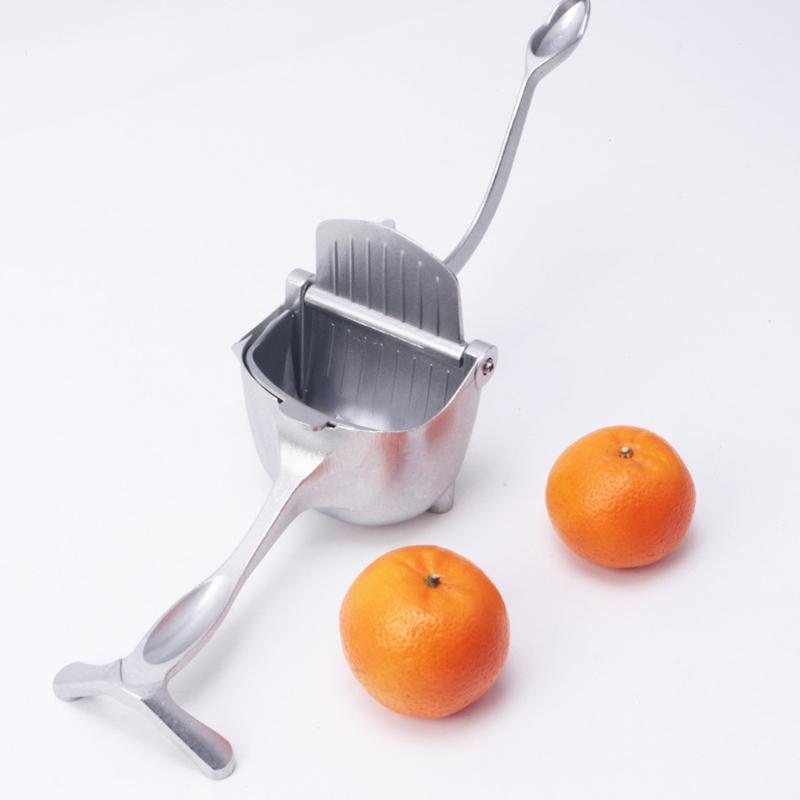 Metal Manual Press Juicer For Lemon Pomegranate Juice With Efficient Separation Ergonomic Handle Juice Extractor