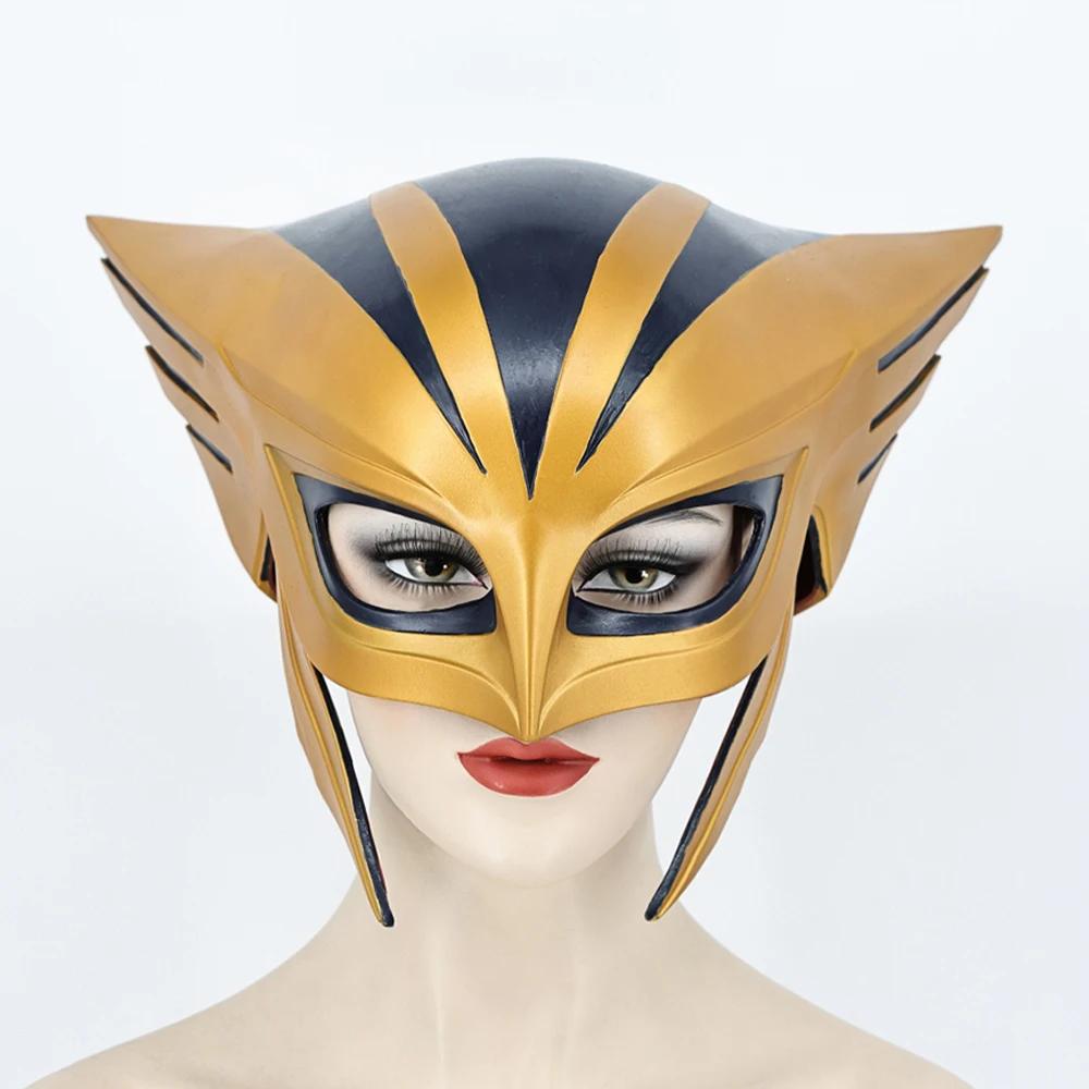 Cosplay Costume Superman Hawkgirl Helmet Mask Shiera Sanders Superhero Halloween Masquerade Carnival Helmet Props for Women