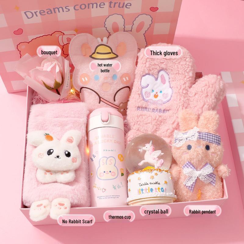 Winter Gift Box for 10-Year-Old Girls: Warm and Practical Birthday Present for Kindergarten and Primary School Students