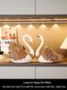 Swan Wine Rack Ornament - Elegant Display for Living Room or Dining Cabinet