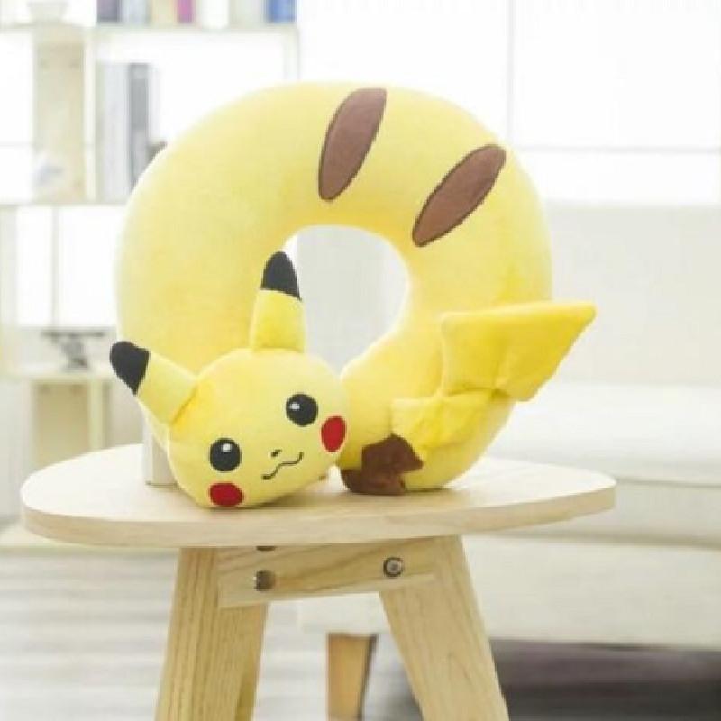 Pikachu U Shaped Neck Pillow For Travel And Rest With Logo Printing