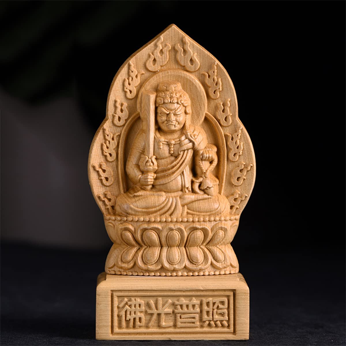

Деревянный Будда Натуральный утес Буддийский алтарь Будда Буддийский алтарь Главный Зодиакальный хранитель Статуя Будды-зодиака Счастливый Будда 13 см x ширина 7 см x глубина