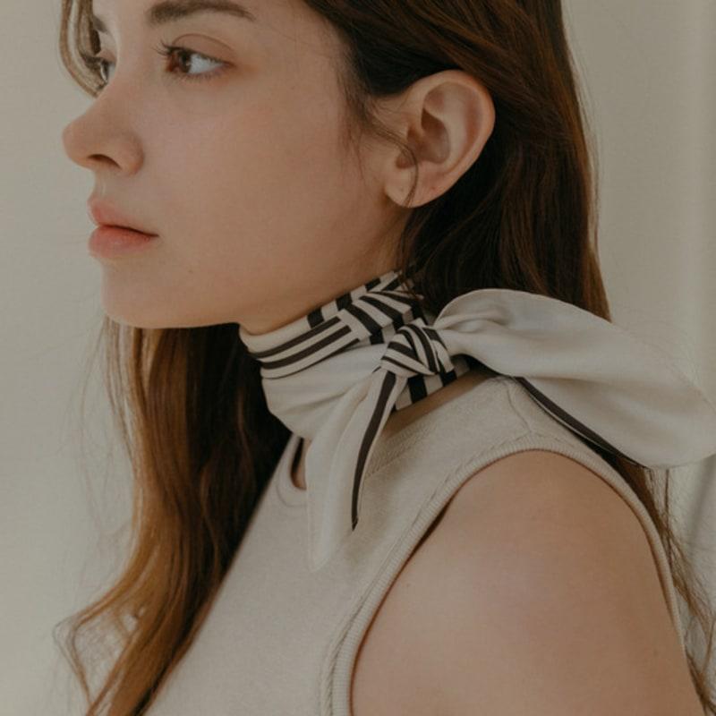 RaJu Square Silk Scarf_3 Color