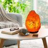 Ionic Rock Crystal Salt Night Light Air Purifying Meditation Lamp New 2022
