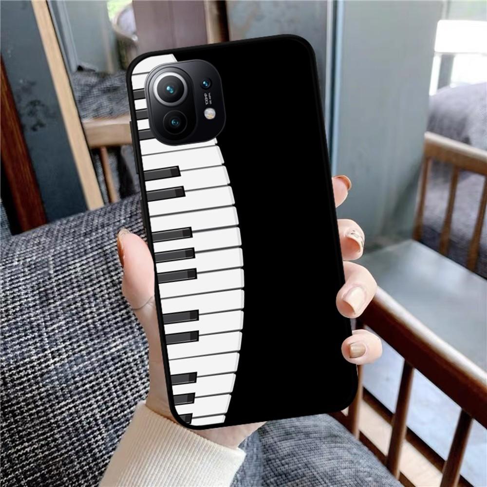 Piano Keys Musical Phone Case For Samsung S 20 21 22 23 Plus Ultra For Redmi Note 8 9 10 11 For Huawei Y 5 6 9