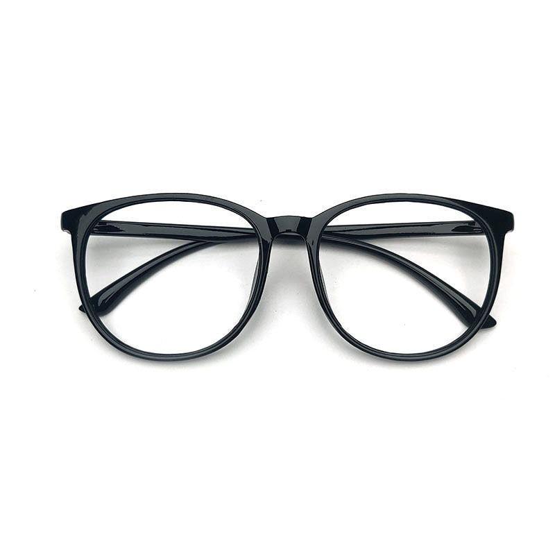 20pcs round frame modern minimalist style daily transparent glasses - suitable for daily use