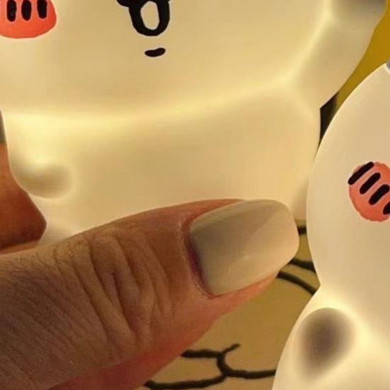 Cute Anime Doll Night Light Kawaii Glowing Cartoon Doll Toy Glow-in-the-Dark Surprise Gifts for Kids Toddlers Baby Room Bedroom Desktop Decor