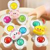 Infant Sucker Spinning Playthings Children Bath Montessori Education Rotating 3 Years Bathroom Playthings Ideal for Toddler Infant Playthings Ideal