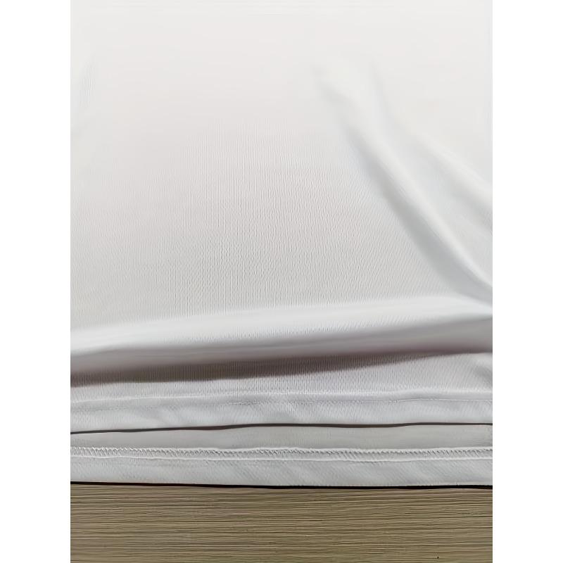 Europejskie rozmiary Męska koszulka z krótkim rękawem na co dzień - Oddychająca letnia koszulka outdoor z nadrukiem graficznym w stylu western, Regularny krój, Okrągły dekolt