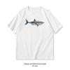 Great White Shark Shirt Woman Man Summer Cotton Graphic T Shirts Adult Streetwear Camisetas Tops Oneck Breathable Tee