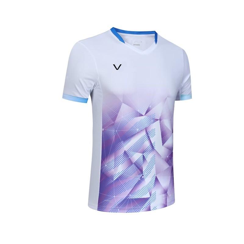 Unisex Badminton T-Shirt Kurzarm Sport T-Shirt Herren Damen Kinder Atmungsaktiv Training Wettkampfbekleidung