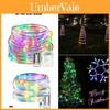Fernbedienbare 5-30m LED-Seil Lichter USB/Batteriebox Timer Wasserdicht Dimmbar Dekorationslampe Weihnachten