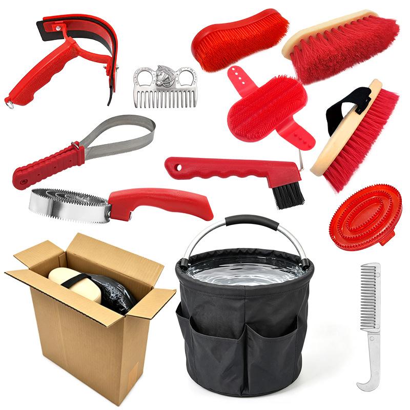 12 Pcs Horse Grooming Kit with