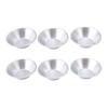 25Pcs Aluminum Egg Tart Molds Small Tart Pie Tin Mini Cupcake Cake Muffin Cookie Mold Baking Cups for Baking